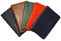 Leather pcoekt lined leather journals