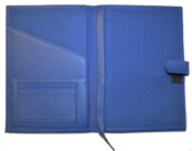 Blue Premium Refillable Leather Cover
