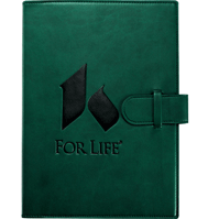 Green Italian Faux Leather Journals