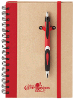Red Recycled Lined Journals Combo
