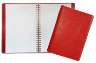 Softcover Red Leather Journals