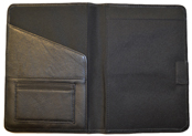 Black Stitched Leather Journal Interior